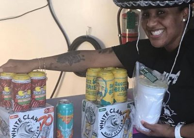 Chuco Snow Adult Drinks and Snacks